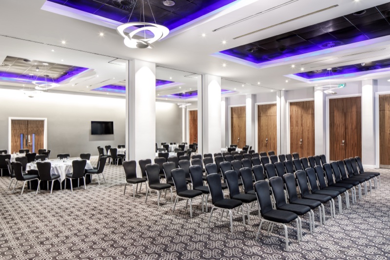 Ballroom sports setup