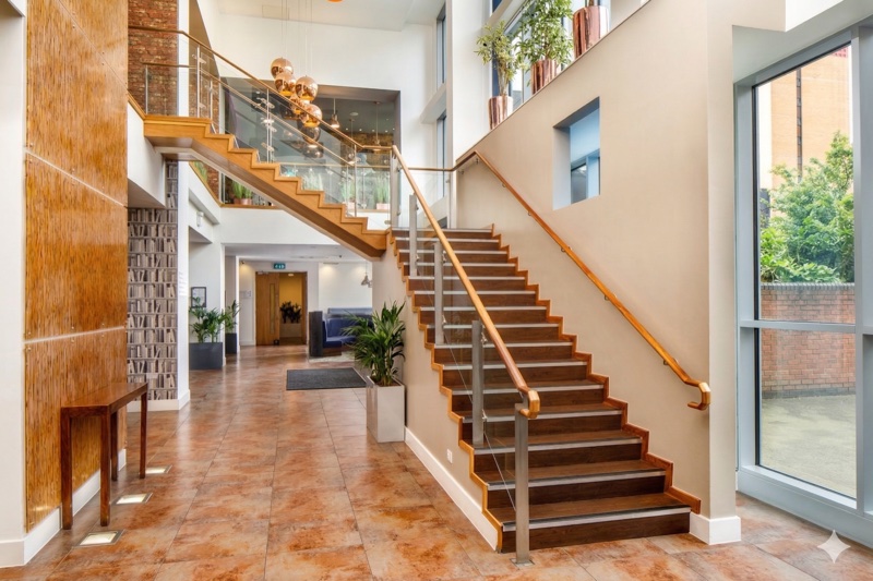 Lobby and staircase