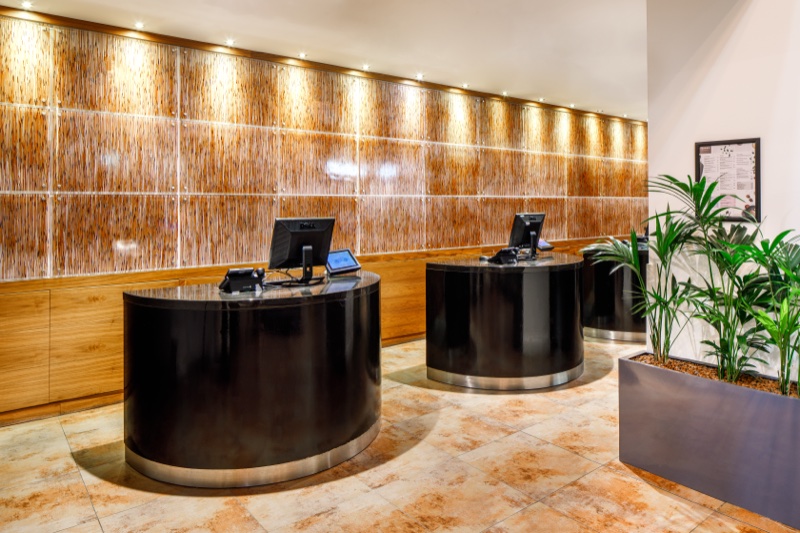Reception area